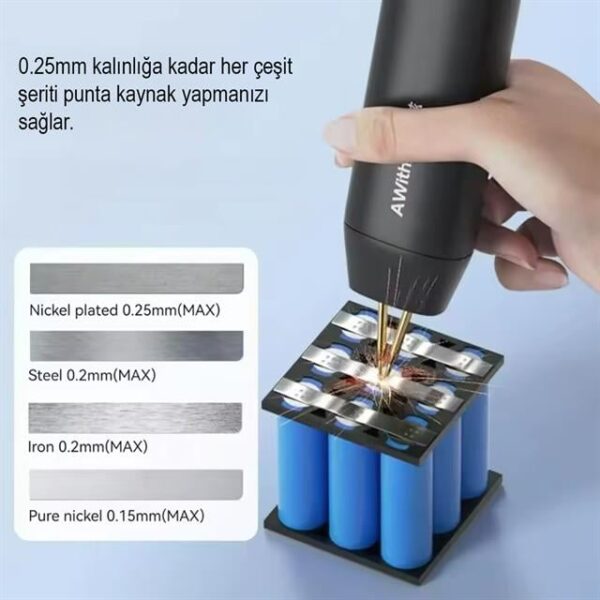 Awithz H1 DC 5V Nokta Punta Kaynak Makinesi Taşınabilir