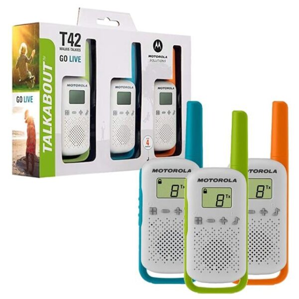 Motorola TLKR-T42 4 Km Kırmızı Pmr El Telsizi (2'li Paket)