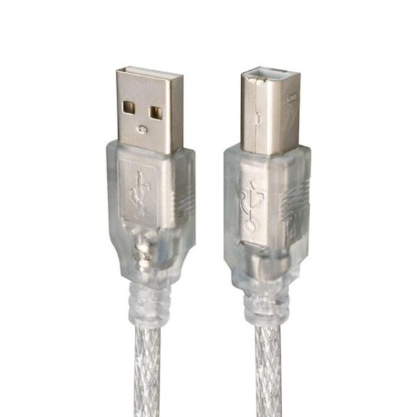 PowerMaster PM-3267 3 Metre Şeffaf USB 2.0 Yazıcı Kablosu