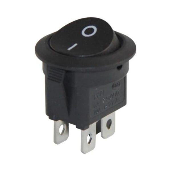 PowerMaster Yuvarlak 4 Pinli Işıksız On-Off Anahtar IC-133-4