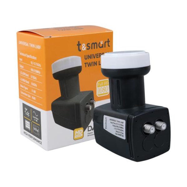 T&Smart 0.1dB Ultra HD 4K Universal Çiftli Lnb
