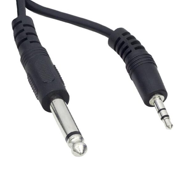 3.5 Mm Stereo Erkek-6.3 Mm Mono Erkek 1 Metre Ara Kablo