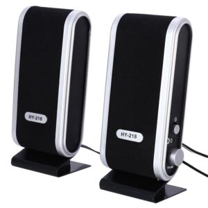 MagicVoice HY-218 1+1 USB İnce Tasarım Siyah Hoparlör - Speaker