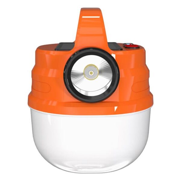 Powermaster HB-V70 Çift Işıklı 6 Modlu (El Feneri+5 Kademe) 50 Watt Şarj Edilebilir Kamp Feneri