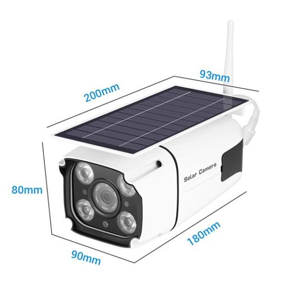 Powermaster PM-19469 1080P Antenli Metal Kasa Solar Wifi IP Kamera