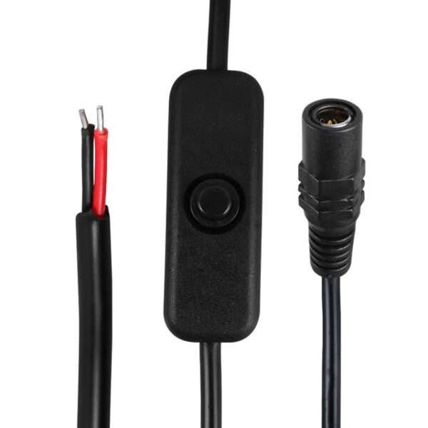 PowerMaster PM-26710 Anahtarlı 5.5*2.5 Mm Uç DC Kablo 30 Cm
