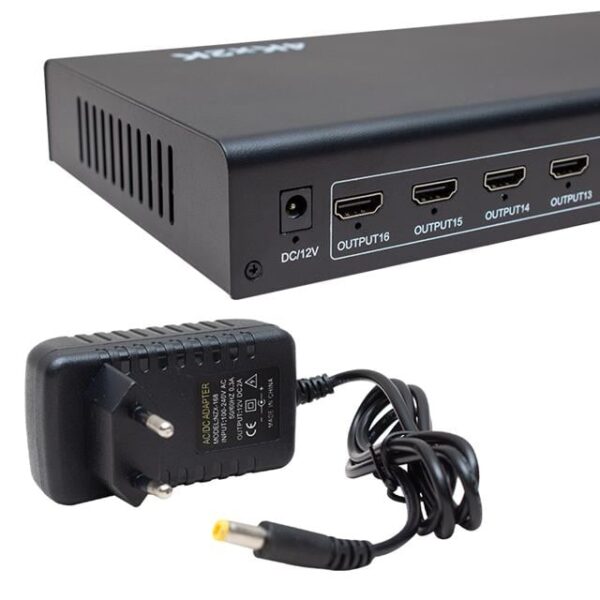 Powermaster 16 Port 1080P 3D 4Kx2K Destekli 1 Giriş 16 Çıkış HDMI Dağıtıcı PM-4262