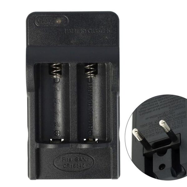 PowerMaster PMR-W018 4.2 Volt 650 mAh 16340 Pil Şarj Cihazı