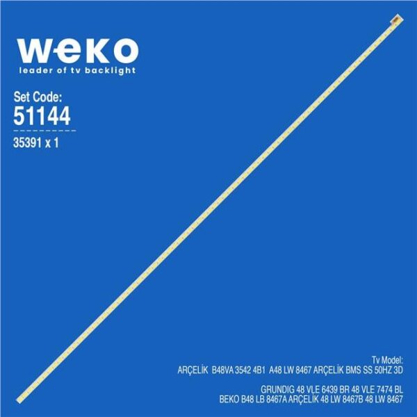 Arçelik A48LW8467 48'' 1 Adet Tv Led Bar