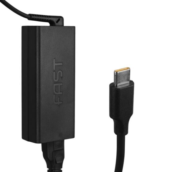 Fast CSADP018 3.25A 65W TYPE-C USB-C Notebook Adaptör 5V/9V/12V/15V/20V DC Universal 100-240V AC