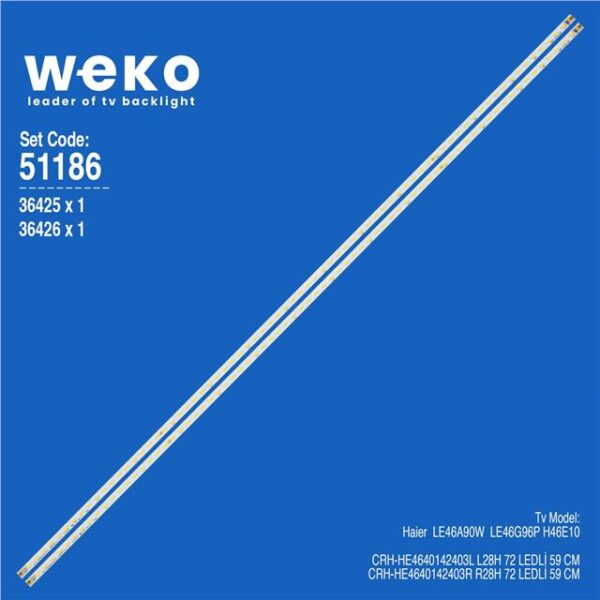 Haier H46E10 46'' 2 Adet Tv Led Bar