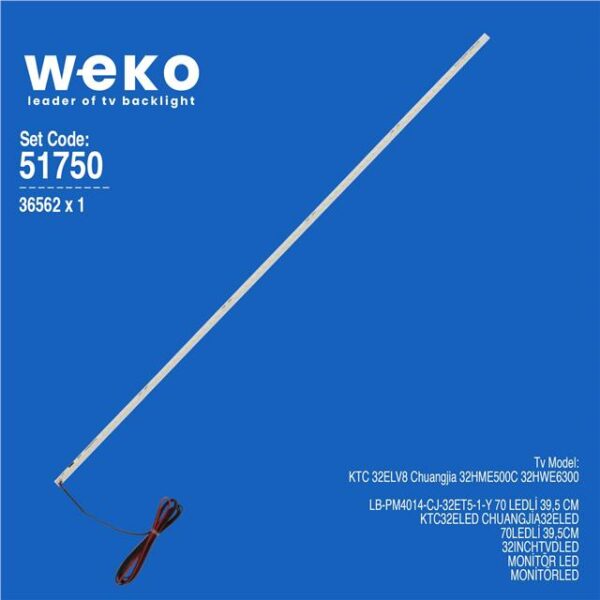 Ktc 32ELV8 32'' 1 Adet Tv Led Bar