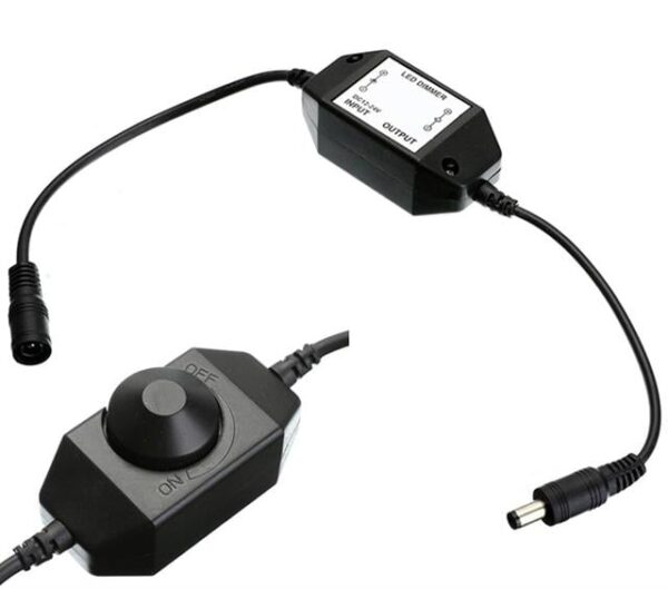 Powermaster DC12V-DC24V 2A Tek Renkli Şerit Led Dimmer Işık Şiddeti Kontrolü