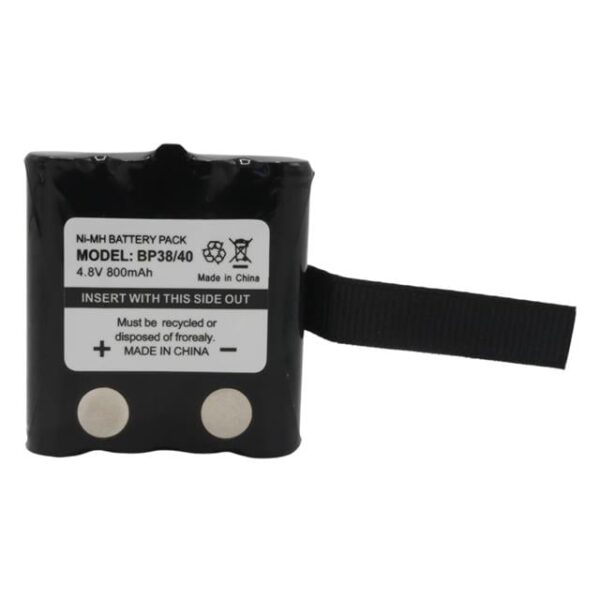 PowerMaster BP38/40 NI-MH 4.8 Volt 800mAh Cobra Telsiz Pili Şarj Edilebilir Şarjlı 4xAAA