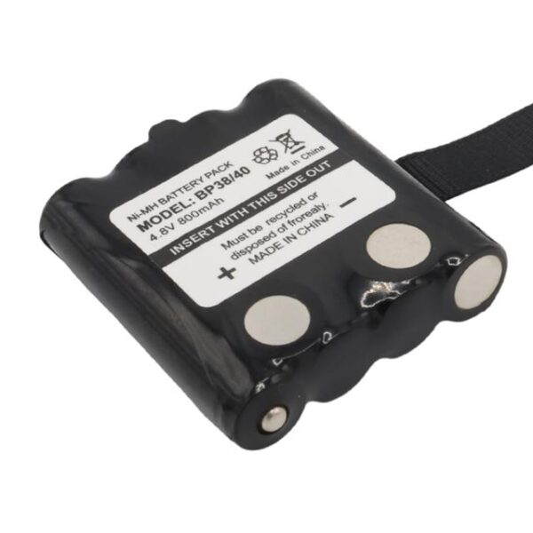 PowerMaster BP38/40 NI-MH 4.8 Volt 800mAh Cobra Telsiz Pili Şarj Edilebilir Şarjlı 4xAAA