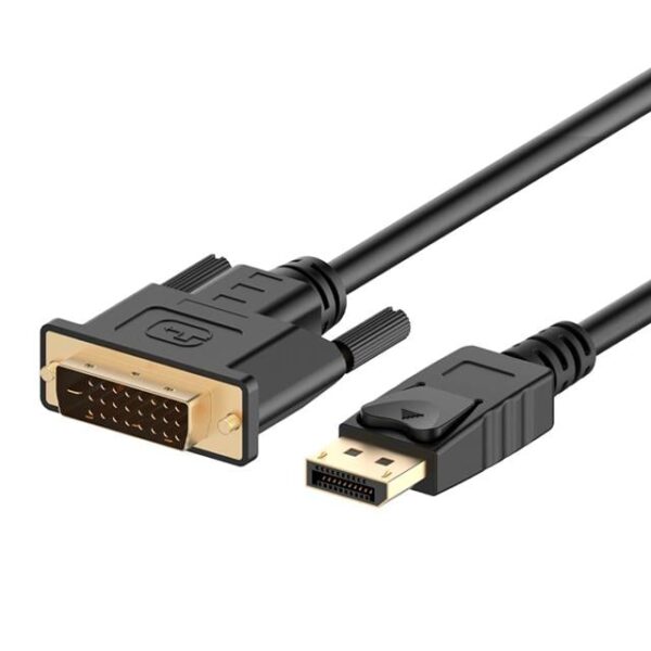 PowerMaster PM-3783 DisplayPort DP to DVI-D 24+1 Pasif Çevirici Dönüştürücü Kablo 1.8 Metre