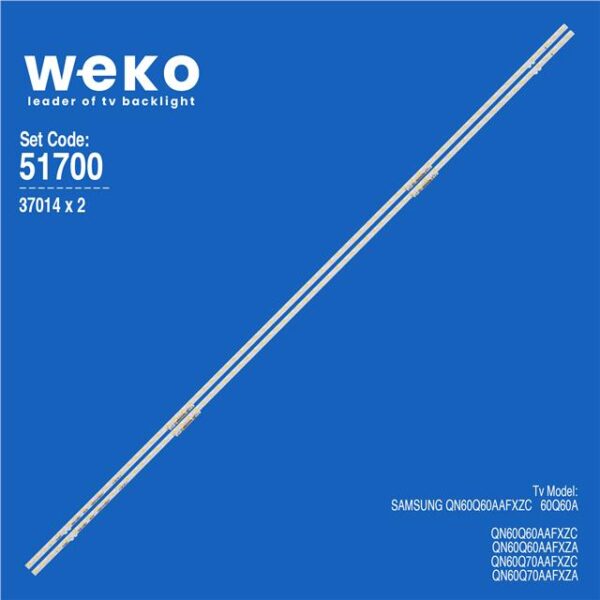 Samsung 60Q60A 65'' 2 Adet Tv Led Bar (72 Led)