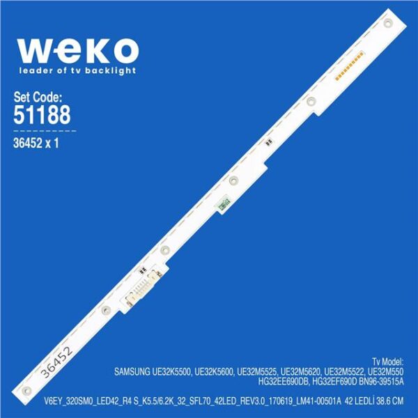 Samsung UE32M5525 32'' 1 Adet Tv Led Bar