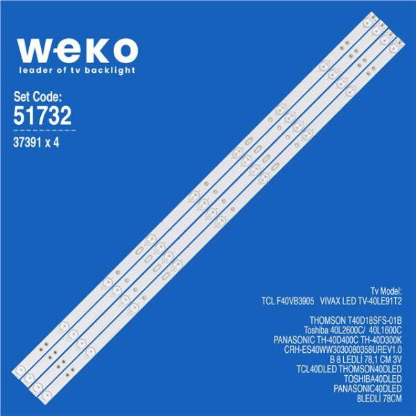 Skytech 4340YK 43'' 4 Adet Tv Led Bar