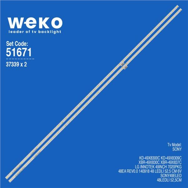 Sony KD-49X8300C 49'' 2 Adet Tv Led Bar