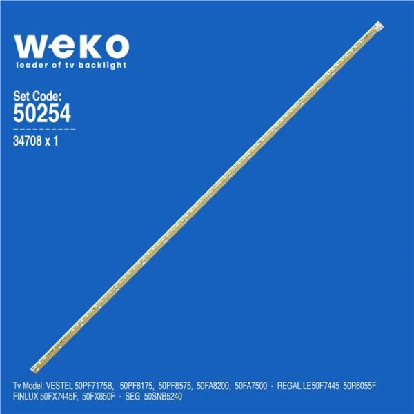 Telefunken 50XT7050 50'' inç 1 Adet Tv Led Bar