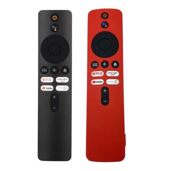Xiaomi 4S 4K Mi Box Kumanda VER.4 Ses Komutlu Silikon Koruma Kılıflı
